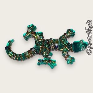 Handmade Vintage Bartnicks Lizard Brooch
